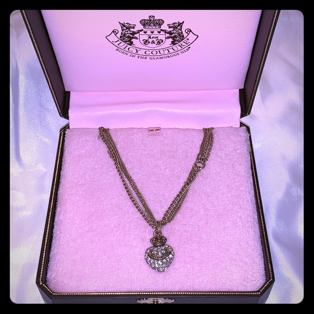 Juicy Couture heart necklace